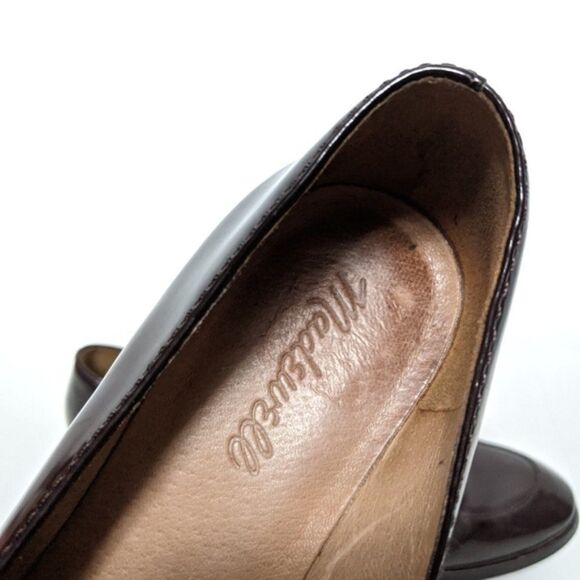 MADEWELL The Elin Leather Loafer Burgundy 7.5 - Picture 5 of 13